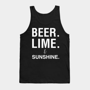 Beer Lime and Sunshine Tank Top